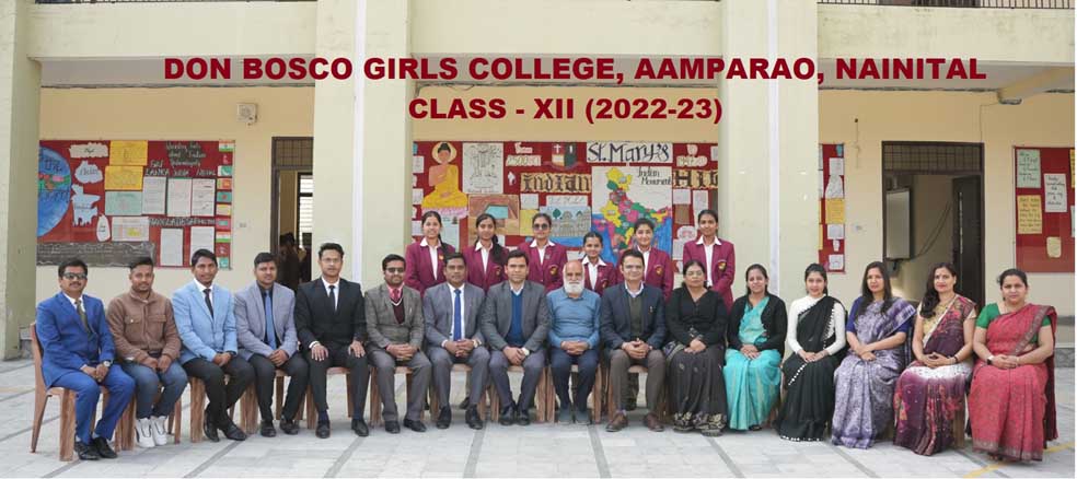 DBGC XII BATCH 2022-23 Don Bosco Girls College